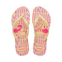 Chinelo Havaianas De Dedo Slim Disney Buttercream
