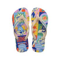 Chinelo Havaianas De Dedo Top Warner Class Bege Palha
