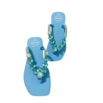 Chinelo Havaianas Decorado Square - Oceano Dourado