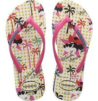 Chinelo Havaianas Disney Cool Minnie Infantil Feminina Chinelo Havaianas Disney Cool Minnie Infantil Feminina