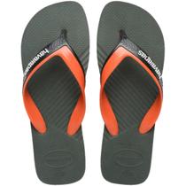 Chinelo Havaianas Dual Masculino - Verde e Laranja Chinelo Havaianas Dual Masculino - Verde e Laranja