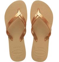 Chinelo Havaianas Elegance - Dourado - Tam 35/36