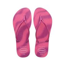 Chinelo Havaianas Feminina Slim Tube Gloss Tiras Finas Com Brilho Original Confortável Chinelo Havaianas Feminina Slim Tube Gloss Tiras Finas Com Brilho Original Confortável