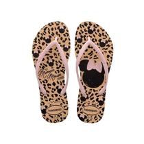 Chinelo Havaianas Feminino Disney Dourado