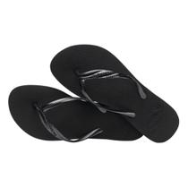 Chinelo Havaianas Feminino Fantasia Slim Original preto