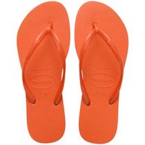Chinelo Havaianas Feminino SLIM 37/38 Laranja Sunset PAR