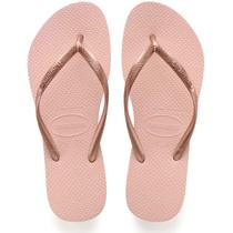 Chinelo Havaianas Feminino SLIM 39/0 Rosa Ballet