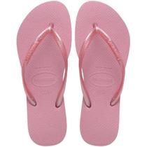 Chinelo Havaianas Feminino SLIM 39/40 Rosa Chiffon (PAR) Chinelo Havaianas Feminino SLIM 39/40 Rosa Chiffon (PAR)