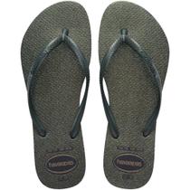Chinelo Havaianas Feminino SLIM GLOSS 35/6 Verde Olive PAR Chinelo Havaianas Feminino SLIM GLOSS 35/6 Verde Olive PAR