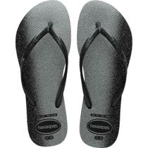 Chinelo Havaianas Feminino SLIM GLOSS 37/8 Preto PAR