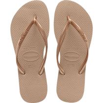 Chinelo Havaianas Feminino Slim Grade Marrom - 4000