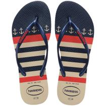 Chinelo Havaianas Feminino SLIM Nautical 35/6 Marinho