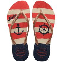 Chinelo havaianas feminino slim nautical 4137125