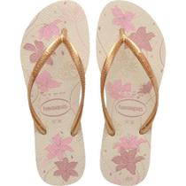 Chinelo Havaianas Feminino SLIM Organic 39/0 BEGE/DOURADO PAR