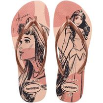 Chinelo Havaianas Feminino Slim Princesas Adulto