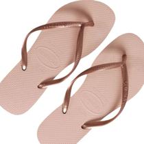 Chinelo Havaianas Feminino Slim Rosa tamanho 39/40 Chinelo Havaianas Feminino Slim Rosa tamanho 39/40
