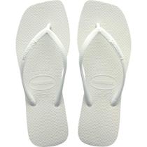Chinelo Havaianas Feminino SLIM Square 35/36 Branco
