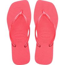 Chinelo Havaianas Feminino SLIM Square 37/38 Coral Tropical PAR