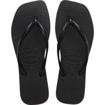 Chinelo Havaianas Feminino SLIM Square 39/0 Preto