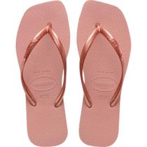 Chinelo Havaianas Feminino SLIM Square 39/0 Rosa Crocus