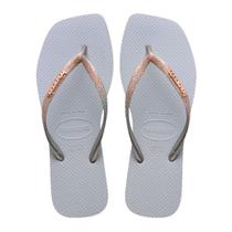 Chinelo Havaianas Feminino Slim Square Glitter Com NF