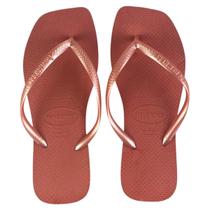 Chinelo Havaianas Feminino Slim Square Original Cor:Canyon ClayTamanho:39/40