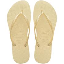Chinelo Havaianas Feminino Slim Tiras Finas Original Cor:ButtercreamTamanho:35/36