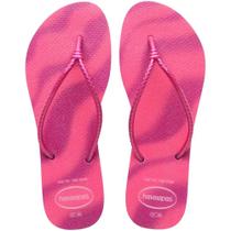 Chinelo Havaianas Feminino Slim Tube Gloss Rosa