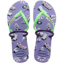 Chinelo Havaianas Flat Duo Vibes Roxo Paisley