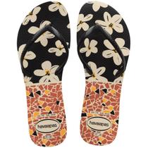 Chinelo Havaianas Flat Mix Tira Curta Estampado Feminino