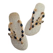 Chinelo Havaianas Glitter Pedraria e Borboleta de Strass