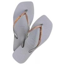 Chinelo Havaianas Glitter Square Modelo Quadrada 4 Cores