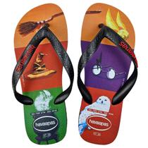 Chinelo Havaianas Harry Potter Preto Conforto Original
