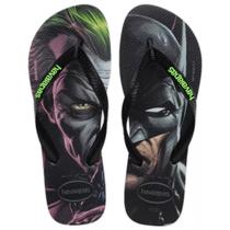 Chinelo Havaianas Heróis Batman Original Preto Lançamento