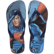 Chinelo Havaianas Heróis Superman Original Azul Lançamento