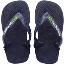 Chinelo havaianas infantil baby brasil logo 20 marinho