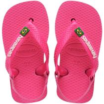 Chinelo Havaianas Infantil BABY Brasil Logo 20 Rosa FLUX