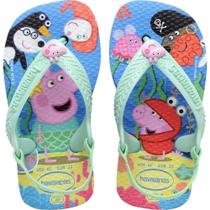 Chinelo Havaianas Infantil BABY Peppa PIG 20 Azul Lavanda PAR Chinelo Havaianas Infantil BABY Peppa PIG 20 Azul Lavanda PAR