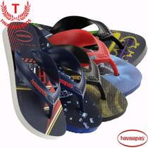 Chinelo Havaianas Infantil Com Tira Larga - Kids Max Heróis DC - Masculino Chinelo Havaianas Infantil Com Tira Larga - Kids Max Heróis DC - Masculino