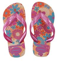 Chinelo Havaianas Infantil Flores Pessego 4000052 Chinelo Havaianas Infantil Flores Pessego 4000052
