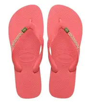Chinelo Havaianas Infantil Kids Bandeira Brasil Logo Menina