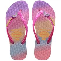 Chinelo Havaianas Infantil Kids Slim Glitter II Menina 256011