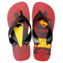 Chinelo Havaianas Infantil Max Batman Superman DC Comics