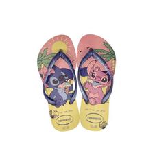 Chinelo Havaianas Infantil Meninas Stitch Kids Slim Disney