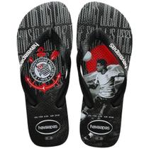 Chinelo Havaianas Infantil Menino Corinthians Preto Chinelo Havaianas Infantil Menino Corinthians Preto