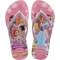 Chinelo Havaianas Infantil Princesas SLIM KIDS 29/0 Rosa