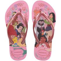 Chinelo Havaianas Infantil Princesas SLIM KIDS 29/30 Rosa PAR Chinelo Havaianas Infantil Princesas SLIM KIDS 29/30 Rosa PAR