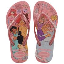 Chinelo Havaianas Infantil Slim Princesas Disney cor:Manga Rosatamanho:25/26 Chinelo Havaianas Infantil Slim Princesas Disney cor:Manga Rosatamanho:25/26