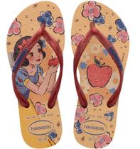 Chinelo Havaianas Infantil Slim Princess-Amarelo-Tam 27/28