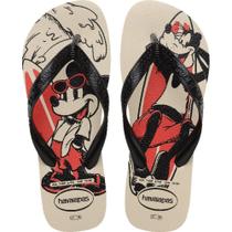 Chinelo Havaianas Infantil TOP Disney 29/0 Bege Palha PAR